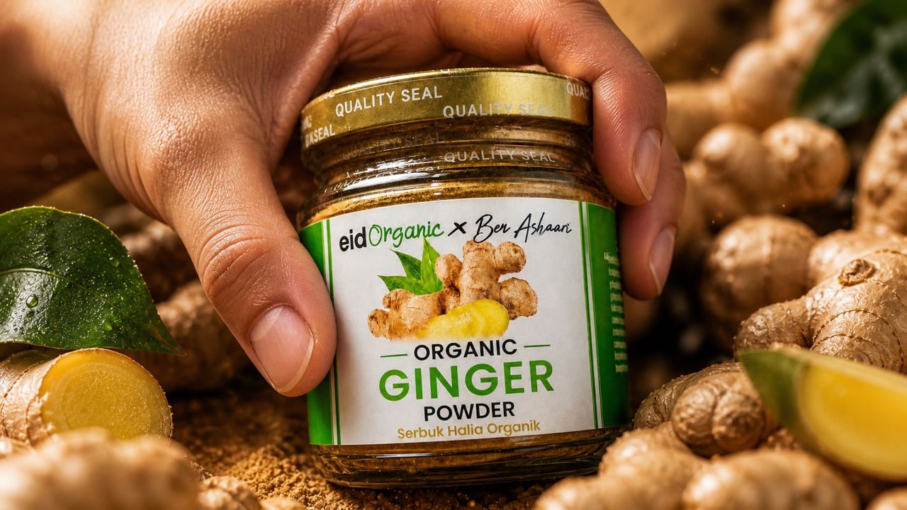 40g Serbuk Halia Organik/Organic Ginger Powder