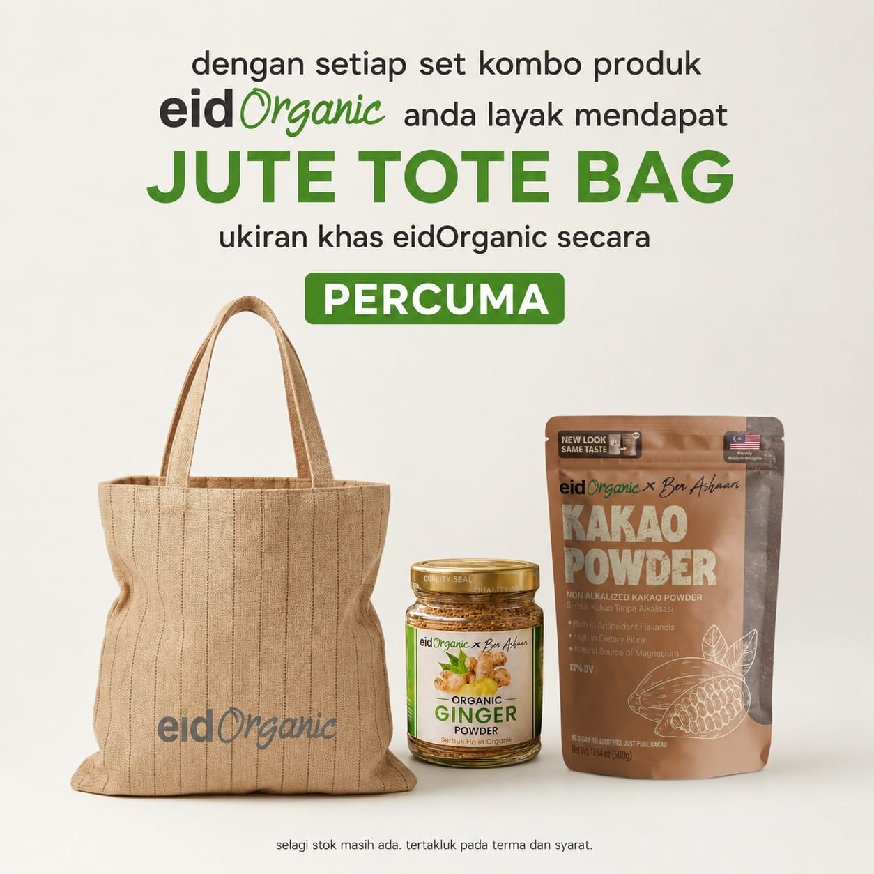 EidOrganics Bio Natural Plant Fiber Begs