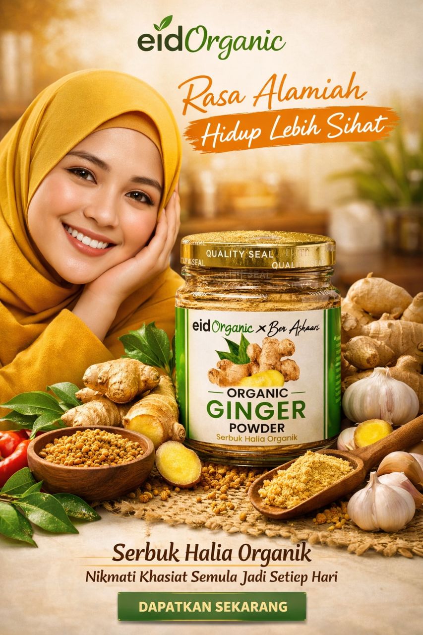 40g Serbuk Halia Organik/Organic Ginger Powder