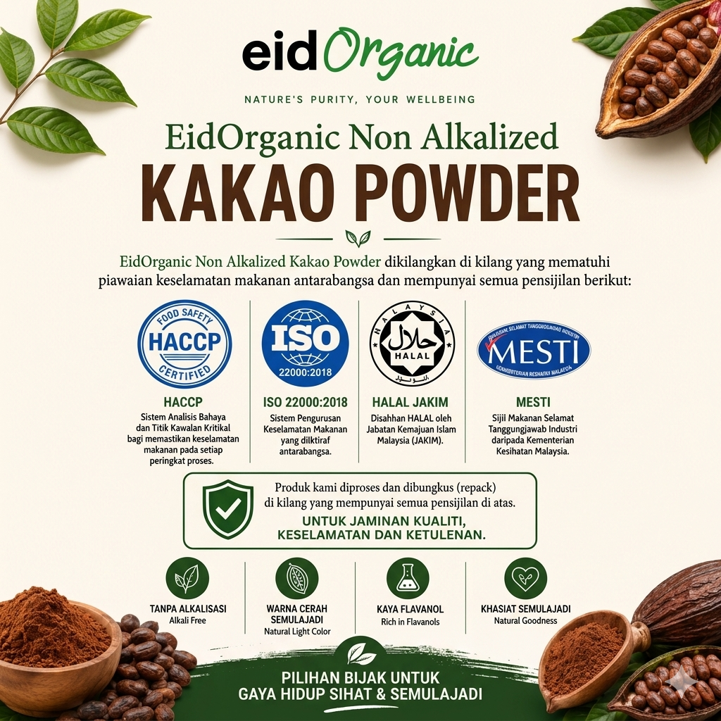 POWER TRIO COMBO Non Alkalized Kakao Powder EXPIRED JULY 2027