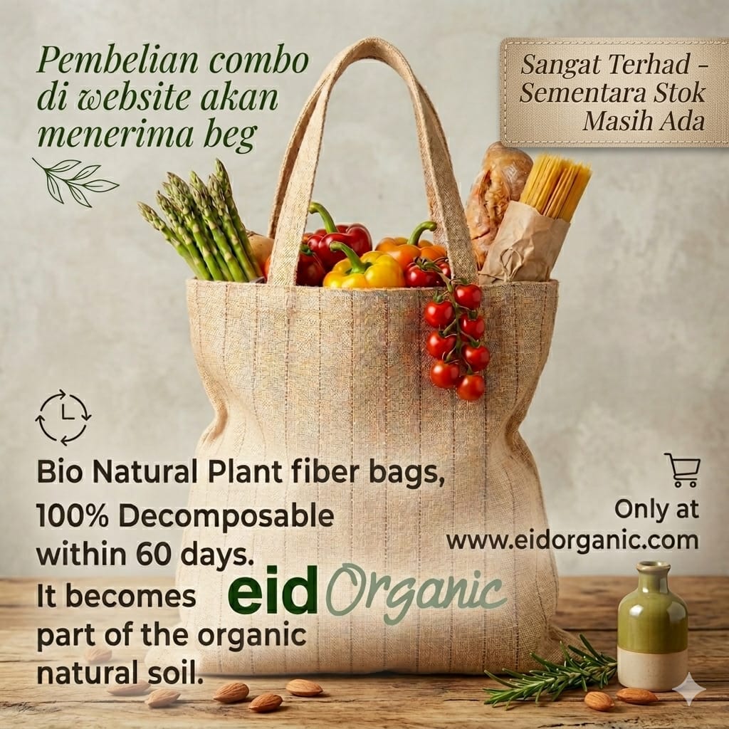 EidOrganics Bio Natural Plant Fiber Begs
